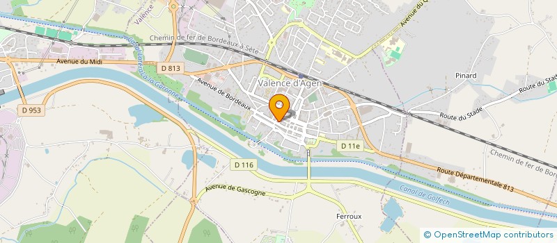 localisation de l'entreprise MIDI ASSURANCES CONSEILS  VALENCE