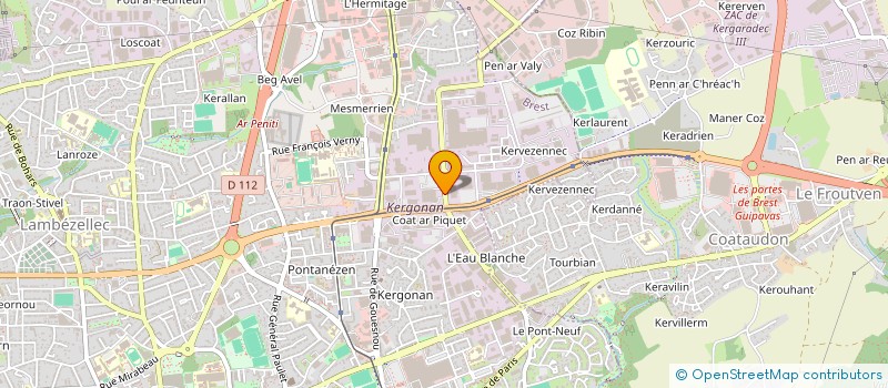 localisation de l'entreprise MIDI AUTO BREST à BREST