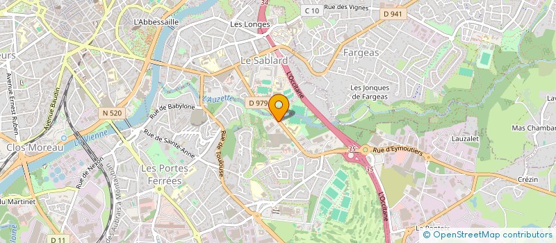 localisation de l'entreprise MIDI AUTO LIMOGES à LIMOGES