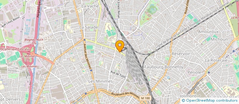 localisation de l'entreprise MIDI BTP à TOULOUSE