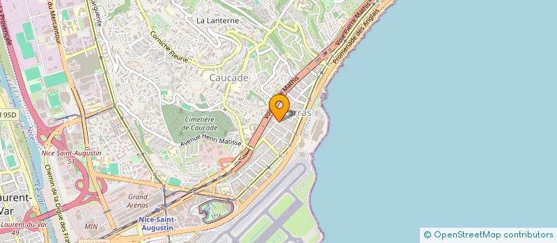 localisation de l'entreprise MIDI CHANTIERS DES COMPAGNONS BATISSEURS à NICE