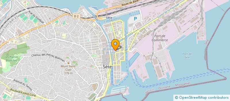 localisation de l'entreprise MIDI COMBALOU  SETE