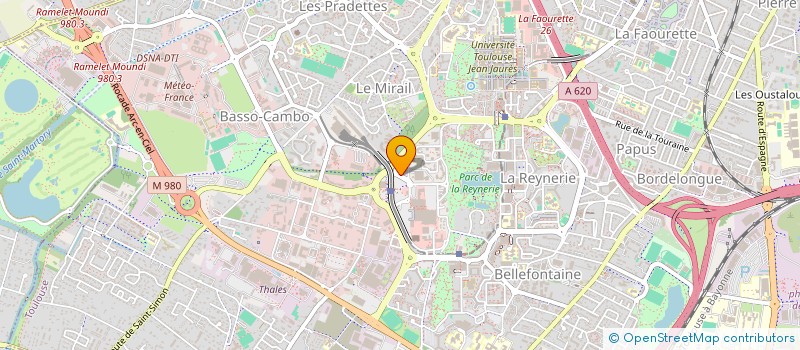 localisation de l'entreprise MIDI COMMUNICATION à TOULOUSE