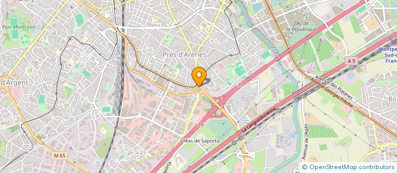 localisation de l'entreprise MIDI-CONSTRUCTION-BATIMENT à MONTPELLIER