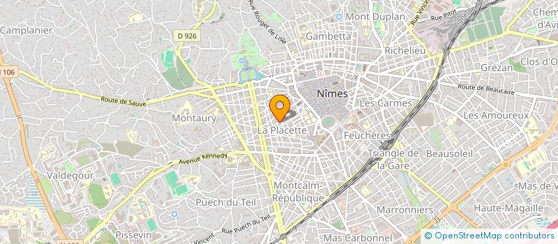 localisation de l'entreprise MIDI CONSTRUCTION SARL  NIMES