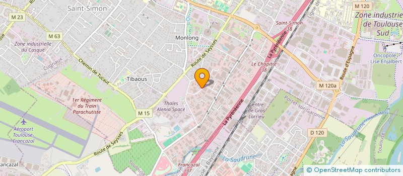 localisation de l'entreprise MIDI CONSTRUCTIONS à TOULOUSE