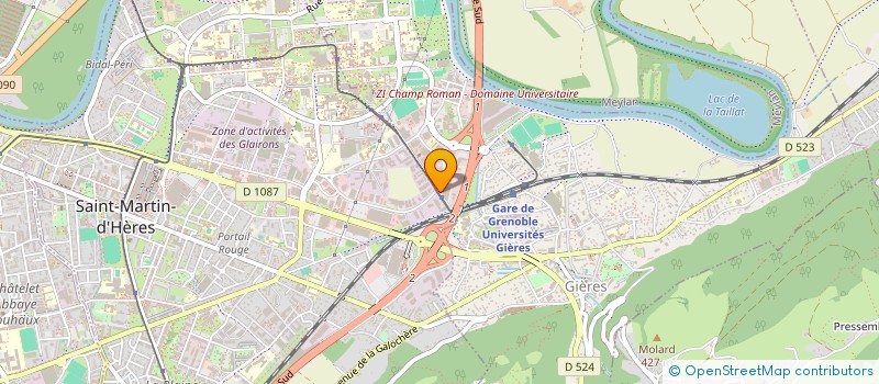 localisation de l'entreprise MIDI CROC  GIERES