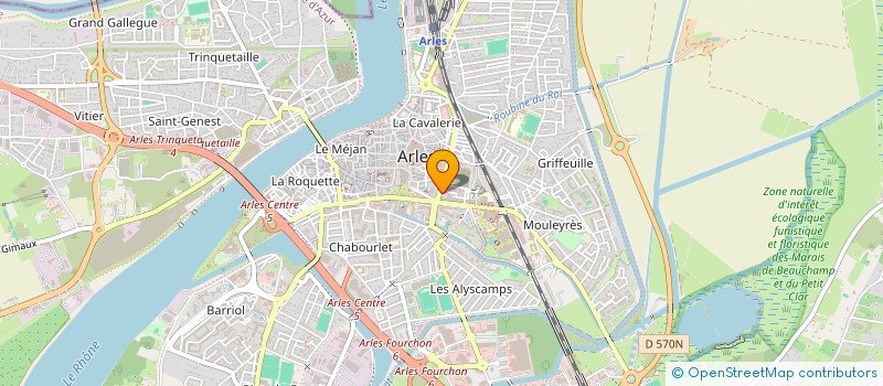 localisation de l'entreprise MIDI CROISIERE à ARLES