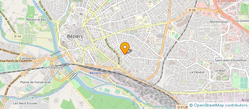 localisation de l'entreprise MIDI CROISIERES à BEZIERS
