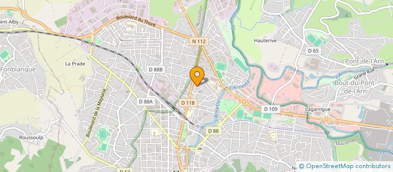 localisation de l'entreprise MIDI DIAG à MAZAMET