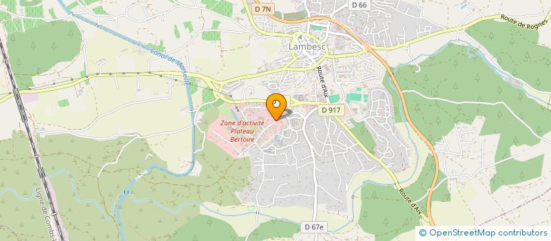 localisation de l'entreprise MIDI DISTRIBUTION ALPHA  LAMBESC