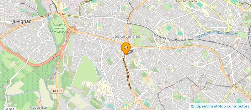 localisation de l'entreprise MIDI ECO ETANCHEITE à MONTPELLIER