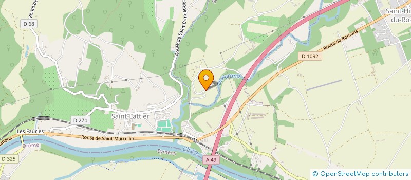 localisation de l'entreprise MIDI ELEMENTS à SAINT-BONNET-DE-CHAVAGNE