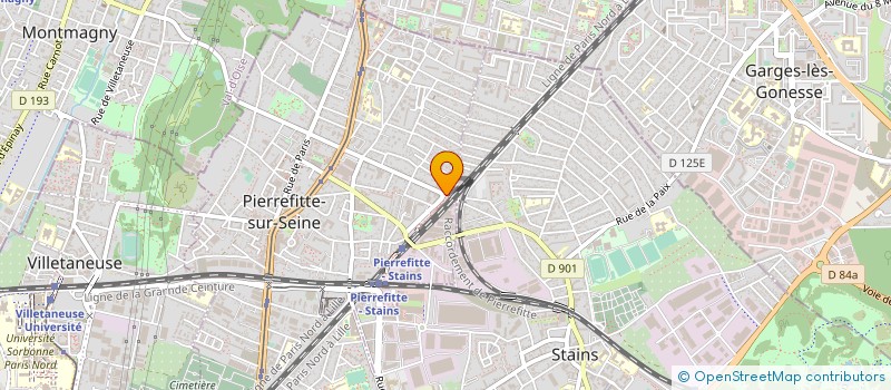 localisation de l'entreprise MIDI EXPRESS à PIERREFITTE-SUR-SEINE