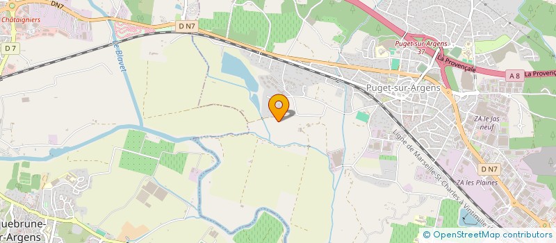localisation de l'entreprise MIDI FACADES à PUGET-SUR-ARGENS