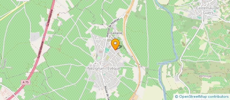 localisation de l'entreprise MIDI FERMETURE REHABILITATION à PEZENAS