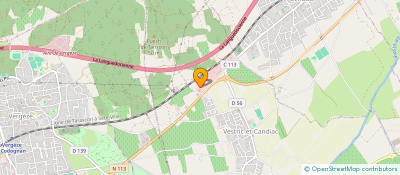 localisation de l'entreprise MIDI FERMETURES à VAUVERT