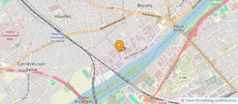 localisation de l'entreprise MIDI FLASH  BEZONS