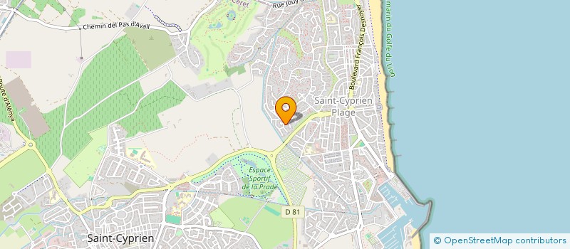 localisation de l'entreprise MIDI FORMATIQUE  SAINT-CYPRIEN