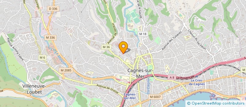 localisation de l'entreprise MIDI FRAIS à CAGNES SUR MER