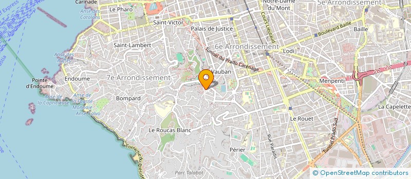 localisation de l'entreprise MIDI GENERALE ARTISAN MGA à MARSEILLE