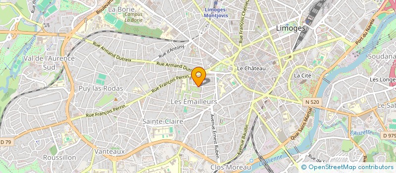 localisation de l'entreprise MIDI IMM COP DERIGNAC 9 à LIMOGES