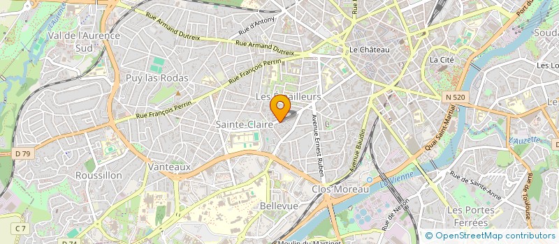 localisation de l'entreprise MIDI IMM COP L'ETRIER à LIMOGES