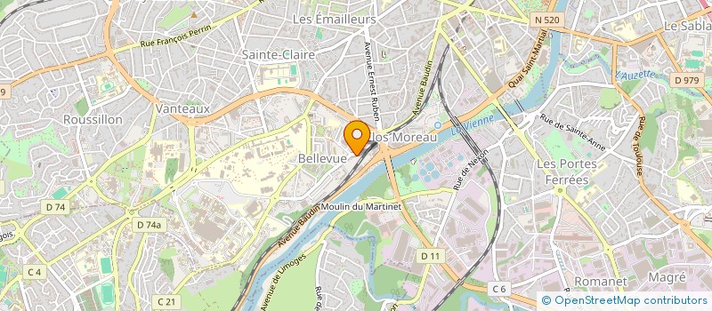 localisation de l'entreprise MIDI IMM COP SYMPHONIE à LIMOGES