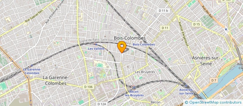 localisation de l'entreprise MIDI MAX à BOIS-COLOMBES