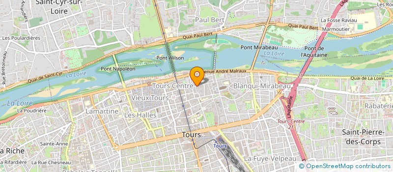 localisation de l'entreprise MIDI MIDI SPECTACLE VIVANT  TOURS