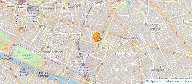 localisation de l'entreprise MIDI MINUIT  PARIS