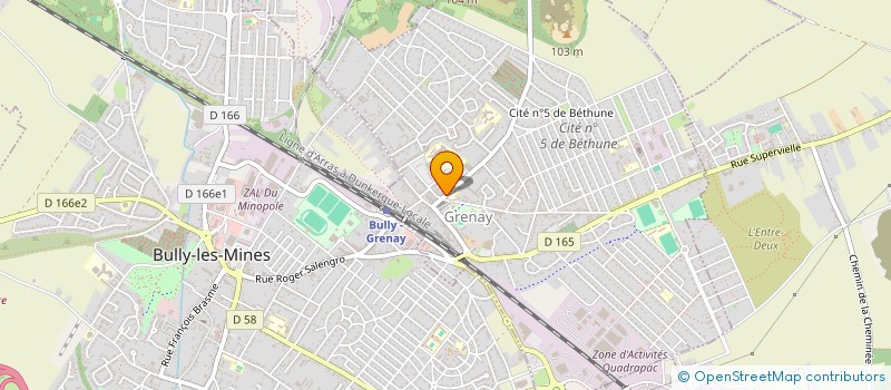 localisation de l'entreprise MIDI-MINUIT  GRENAY