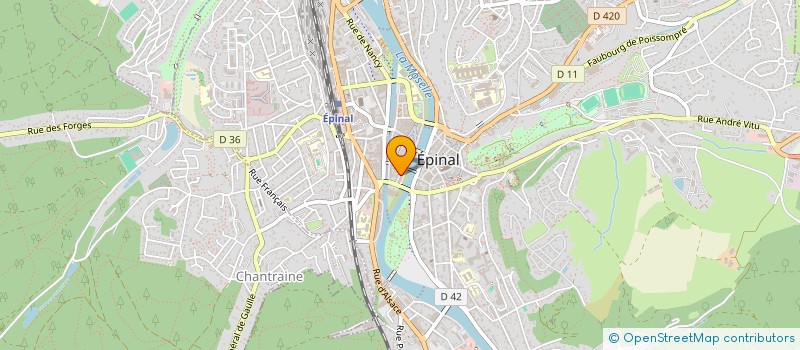 localisation de l'entreprise MIDI MINUIT à EPINAL
