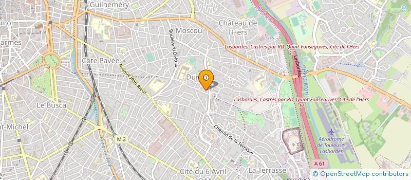 localisation de l'entreprise MIDI MOBILIER DENTAIRE à TOULOUSE