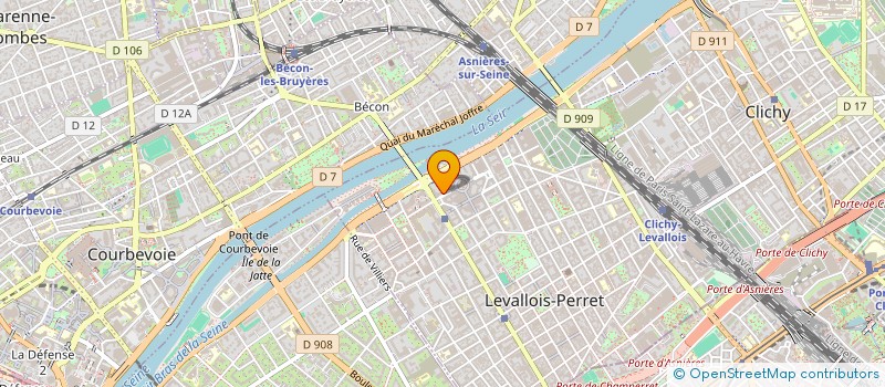 localisation de l'entreprise MIDI 'NET à LEVALLOIS-PERRET