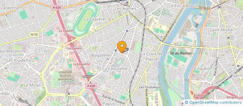 localisation de l'entreprise MIDI OLYMPIQUE SERVICE à TOULOUSE