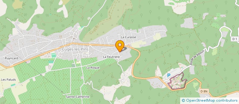 localisation de l'entreprise MIDI OUTILLAGE  CUGES-LES-PINS