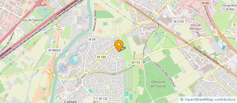 localisation de l'entreprise MIDI PARE BRISE SAINT GELY  LATTES