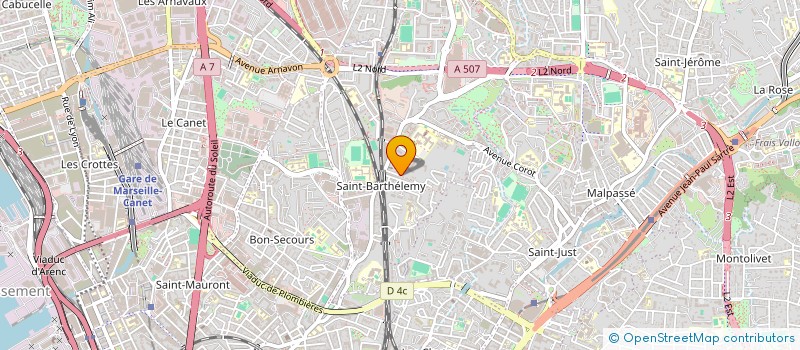 localisation de l'entreprise MIDI PHOCEA à MARSEILLE