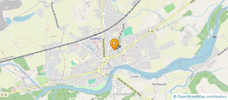 localisation de l'entreprise MIDI PILE  CAZERES