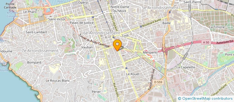 localisation de l'entreprise MIDI PISCINES PLOMBERIE CLIMATISATION à MARSEILLE