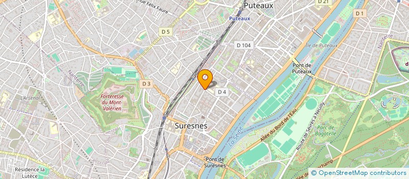 localisation de l'entreprise MIDI-PLUS à SURESNES