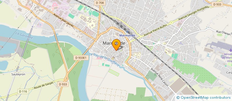 localisation de l'entreprise MIDI PRESSE à MARMANDE