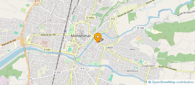 localisation de l'entreprise MIDI PRESSING SARL à MONTELIMAR
