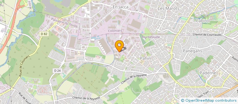 localisation de l'entreprise MIDI PYRENEES ANTENNES à TOURNEFEUILLE