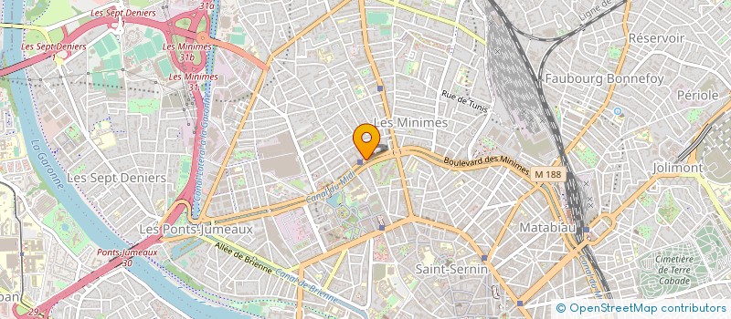 localisation de l'entreprise MIDI PYRENEES ASSURANCES à TOULOUSE