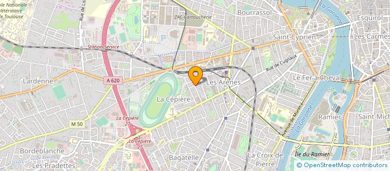 localisation de l'entreprise MIDI PYRENEES CLOTURES à TOULOUSE