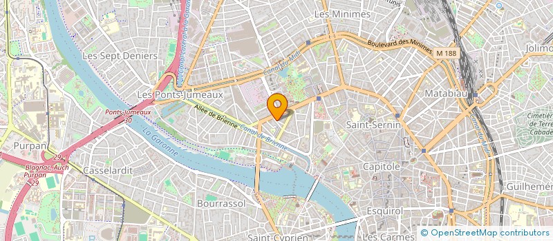 localisation de l'entreprise MIDI PYRENEES EXPERTISE à TOULOUSE