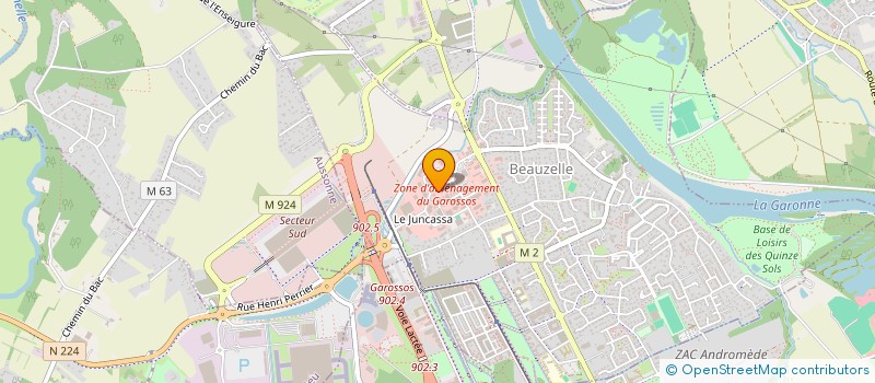 localisation de l'entreprise MIDI PYRENEES HABITAT  BEAUZELLE