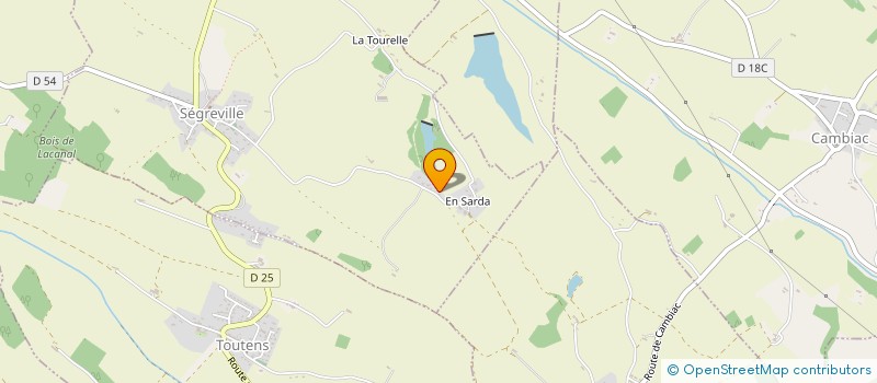 localisation de l'entreprise MIDI PYRENEES NATURISME - LES AILLOS à CARAMAN